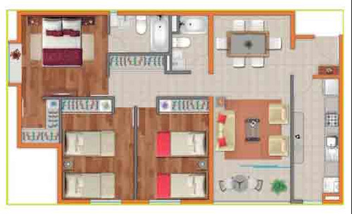 Edificio Av. Circunvalación (1 Est. 1 Bod.) Vista Oriente