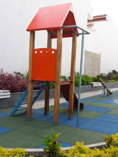Casa De Árbol, Casa De Juego En Madera, Parque Infantil