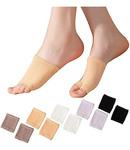Dunkoing 5 Pares De Calcetines De Sandalia Con Punta Abierta