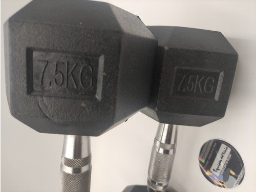 Imagen 4 de 5 de Set De Mancuernas De 7.5kg