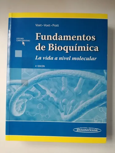 Libro Fundamentos De Bioquímica Cuarta Edición Autor Voet