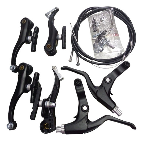 Freno Juego V-brake Aluminio C/manillas