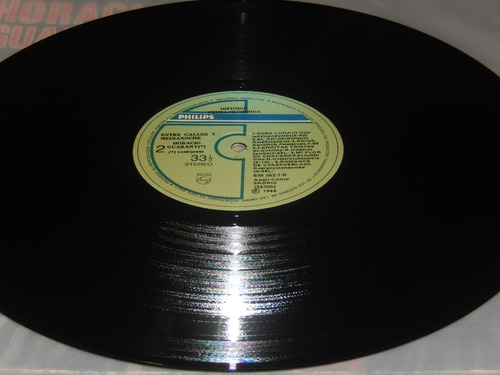 Horacio Guarany Entre Gallos Y Media Noche Lp 1988 Impecable (Usado)