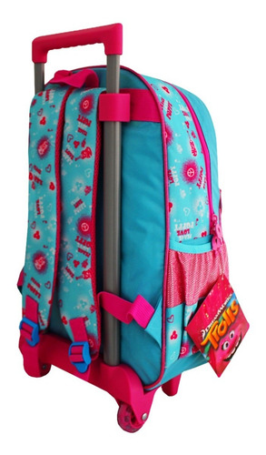 Imagem 5 de 10 de Kit Escolar Mochila Tr2238k + Estojo + Lancheira Trolls Clio