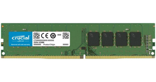 Memoria Ram Crucial 8gb Ddr4 2666 Mhz Udimm Para Pc