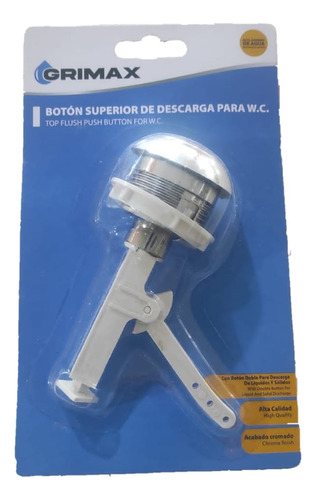 Push Button Superior Para W.c Grimax