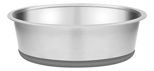 2 Cuenco De Acero Inoxidable Para Perros Con Base De 14cm