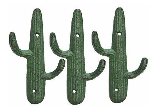 Juego De 3 Ganchos - Perchas De Doble Pared De Cactus De Hie