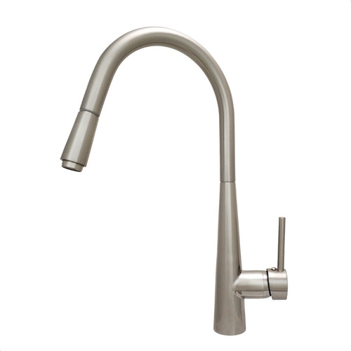 Torneira Cozinha Gourmet Monocomando Extensível Aço Escovado