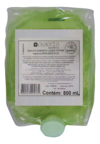Sabonete Refil Para Dispenser Espuma S/reservatorio 800ml