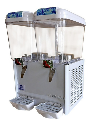 Máquina Refresquera De 2 Tolvas De 18 Lt Con Push Y Garantia
