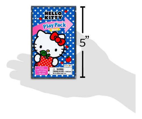 12 Pc Hello Kitty Mini Party Favors Set Bundle Con 12 De De
