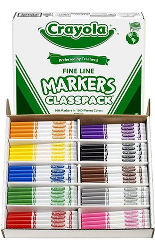 Crayola Bellas Marcadores De Línea, De Nuevo A Fuentes De Es