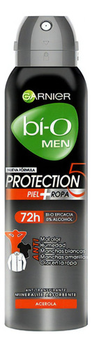 Desodorante Garnier Bio Men Protection 5 Spray 150 Ml Fragancia Té verde