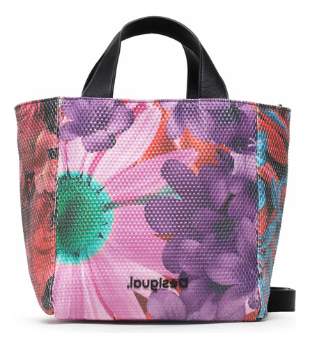 Cartera Bolso Tote Floreada Desigual