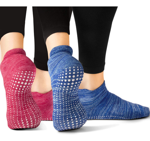 Calcetines La Active Grip Antideslizantes Para Yoga, Pilates