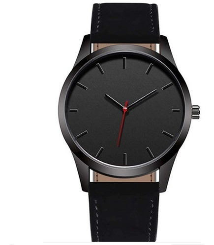 Reloj Casual Elegante Caballero Con Extensible Y Acabado Negro Muy Atractivo