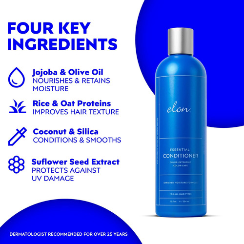 Kit Completo De Cuidados Capilares Elon Para Cabelos Finos -