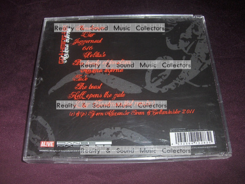 Gothminister Anima Inferna Cd Oz Productions Mex 2011 (Usado)