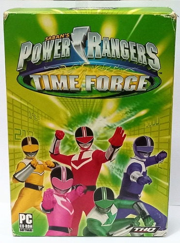 Power Rangers Time Force Juego Pc Impecable Cd Sin Marcas