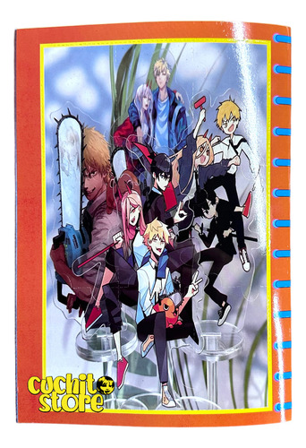 Mini Mega Libro Para Colorear Pochita Chainsaw Man