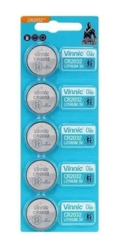 Pilas Botón Cr 2032 Vinnic Caja 50u Original Distribuidor Of