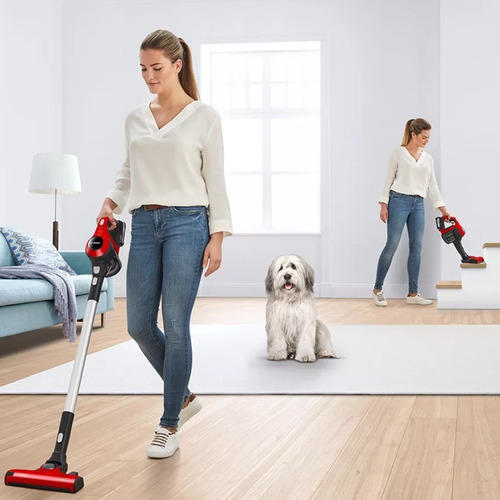 Aspiradora inalámbrica Vertical Bosch Serie 6 Pro Animal 0.3L roja BBS61PET2