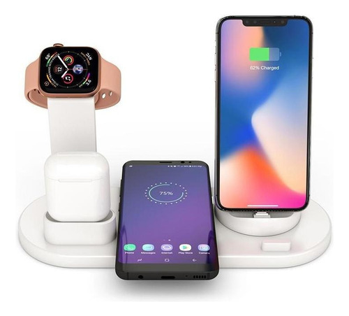 Base Carga Inalámbrica Qi For iPhone AirPods