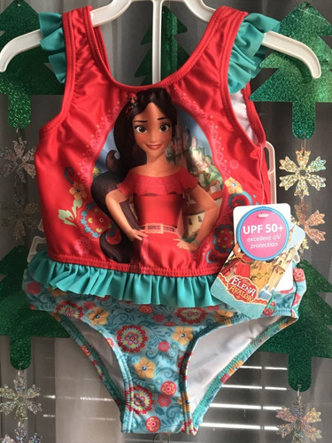 Malla 2 Piezas Elena Avalor T3 Disney Importada Prot. U V 50