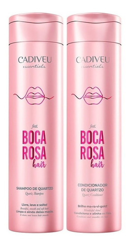 Imagem 1 de 1 de Cadiveu Boca Rosa Hair Shampoo + Condicionador Quartzo 250ml