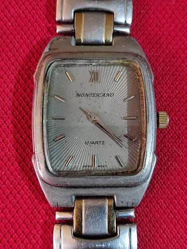 Reloj Montescano Hombre Quartz Japan Movt. vintage . Cuotas