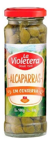 Alcaparra Em Conserva La Violetera Vidro 100g Especiarias 