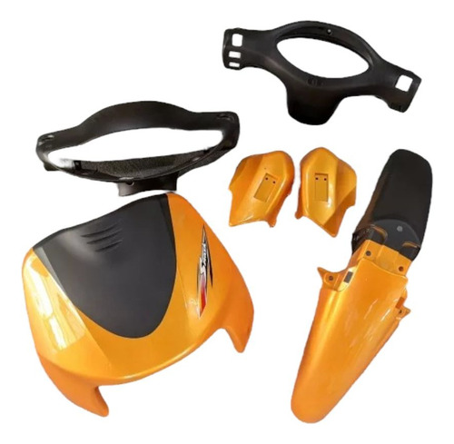 Kit De Plásticos Original Gilera Smash 110 Naranja 6 Piezas