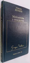 Comprar Mithistórima Y Otros Poemas Yorgos Seferis 