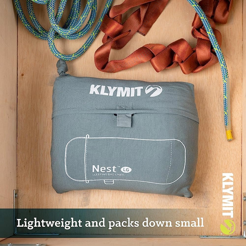 Klymit Nest Sleeping Bag Liner, Warm Weather Sleeping Bag In