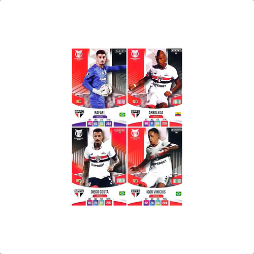 Cards Brasileirão Adrenalyn 2024 - Times Completos Jogadores Personagem São Paulo