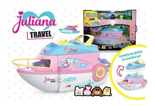 Juliana Travel Crucero Barco Con Accesorios Original