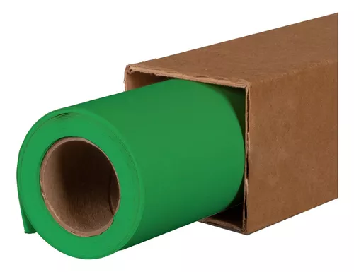Rollo de papel de fondo fotográfico sin costuras chroma key verde