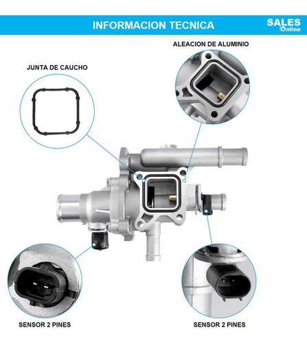 Toma Agua C/ Sensor Para Chevrolet Astra 1.8l 2009