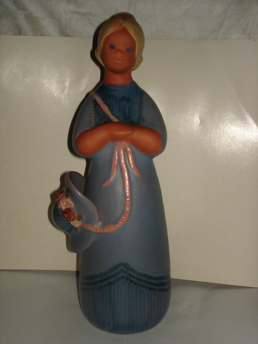  Figura Elsi Bourelius Jie Sweden Art Pottery Buen Estado