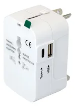 Comprar Enchufe Adaptador Universal Viajero Tipo C Y Usb Mini-adap