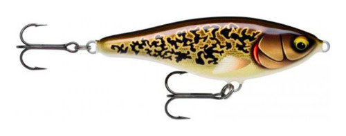 Señuelo Rapala Twitchin Rap 12cm Slider Dorado Baitcast