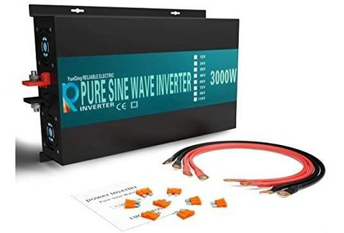 Inversor De Onda Wzrelb 3000watt 24 V Cc A 120 V Ac -negro Brand Wzrelb