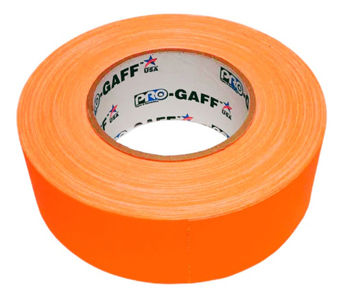 Cinta Gaffer Tape Naranjo Tela 2  X 45mts Original Pro