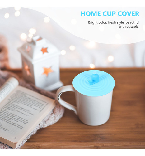 2 Fundas De Silicona Para Tazas, Tapas Universales Para Taza