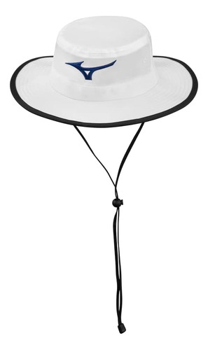 Mizuno Tour Sun Hat, Blanco-azul Marino, Grande