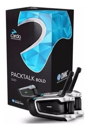 Imagen 1 de 9 de Intercomunicador Casco Cardo Scala Packtalk Bold Duo Nuevo