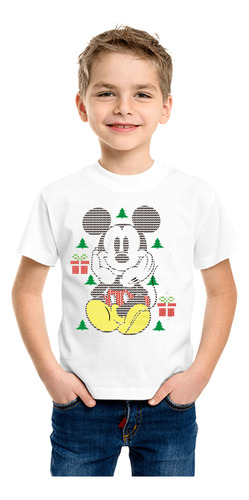 Playera Mickey Mouse Navidad Diseño 820 Playeras Beloma