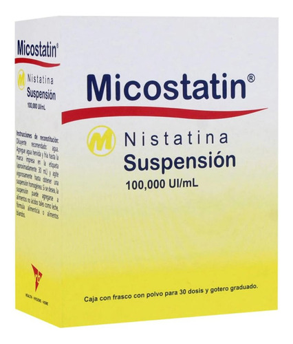 Micostatin Suspensión 100,000 Ui/ml Caja Con Frasco Para 30