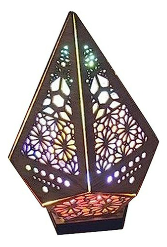 Lámpara De Suelo Bohemio Usb Estrella Polar Grande Fiesta